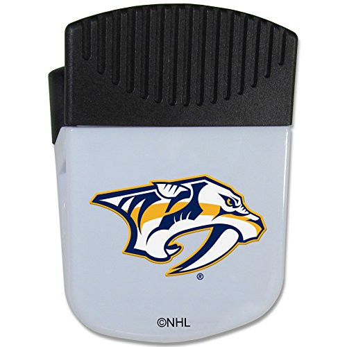 NHL Siskiyou Sports Fan Shop Nashville Predators Chip Clip Magnet with Bottle Opener Single Team Color NHL Siskiyou Sports Fan Shop Nashville Predators Chip Clip Magnet with Bottle Opener Single Team Color