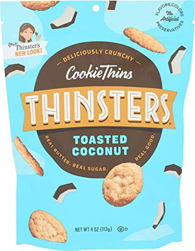 Mrs Thinsters Cookie Thin Coconut  4 oz