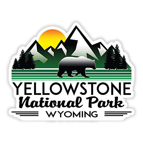 Yellowstone National Park Vinyl Decal Wyoming Sticker