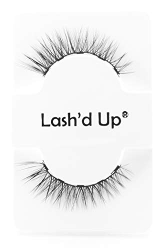 Lash d Up Magnetic Eyelashes Only - 5 Magnets for use with Magnetic Eyeliner Reusable Faux Silk 001