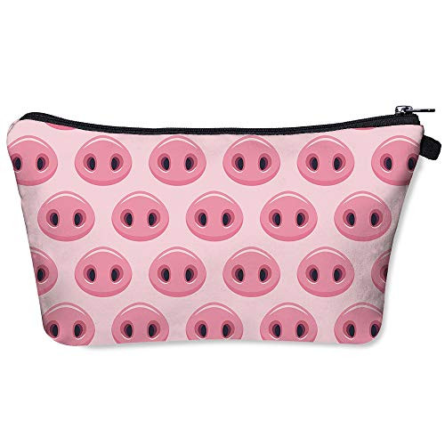 Pig Cosmetic Bag Makeup Bags Small Makeup Pouch Travel Toiletry Organizer With Zipper For Women Girls