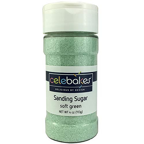 Celebakes By CK Products Sanding Sugar  Soft Green  4oz