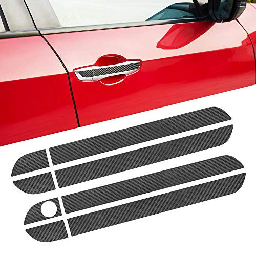 WINKA Door Handle Stickers for The 10th Gen Civic  Carbon Fiber Style Interior Decoration for Honda Civic 2020 2019 2018 2017 2016