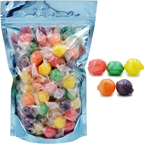 Sour Fruit Flavored Balls Hard Candy  Kosher-OK  Individually Wrapped  Assorted 1-2 Pound  Approx 35 Pcs