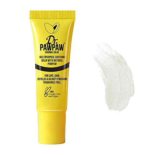 Dr- PAWPAW - Original Clear Balm  Multi-Purpose  No Fragrance Balm  For Lips  Skin  Hair  Cuticles  Nails  and Beauty Finishing 10 ml Original  1 Pack