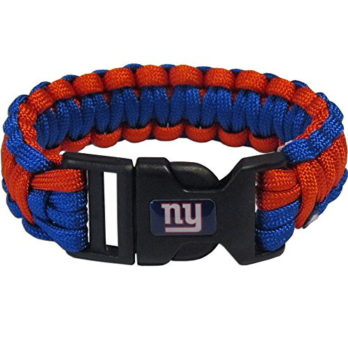 NFL Siskiyou Sports Fan Shop New York Giants Survivor Bracelet One Size Team Color NFL Siskiyou Sports Fan Shop New York Giants Survivor Bracelet One Size Team Color