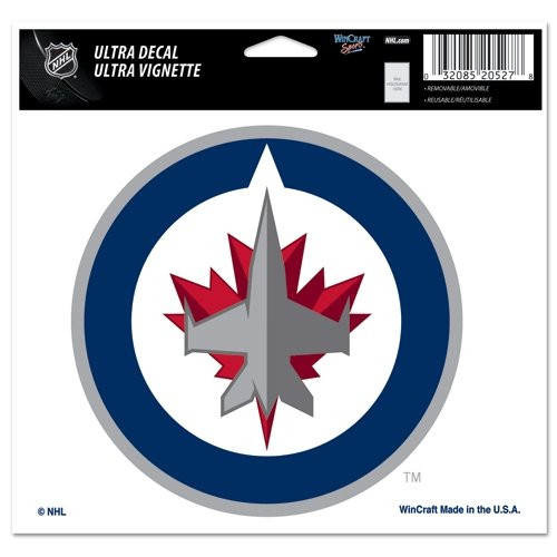 NHL Winnipeg Jets Multi-Use Colored Decal  5  x 6