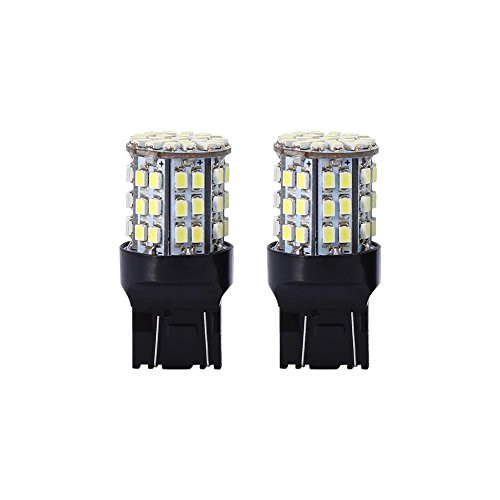 Reverse Light Bulb 2pcs White 7443 64-SMD LED Light Bulbs Backup Reverse Brake Stop Tail LED Bulb 7443 7440 7444 7441 992 992A W21W