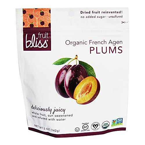 Organic French Plum Dried Fruit Snacks Soft Juicy Dried Plums - Sun-Dried Plums On the Go Snacks Pitted Plums Organic Fruit Snacks - Non-GMO Gluten-Free Vegan Plum Snacks 5oz Organic French Plum Dried Fruit Snacks Soft Juicy Dried Plums - Sun-Dried Plums On the Go Snacks Pitted Plums Organic Fruit Snacks - Non-GMO Gluten-Free Vegan Plum Snacks 5oz