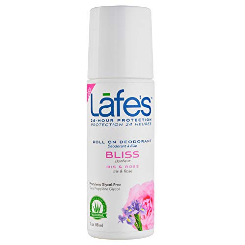 Lafe s Natural Body Care   Bliss - Iris   Rose - Roll-On Deodorant   24-Hour Protection   All Natural 3 oz