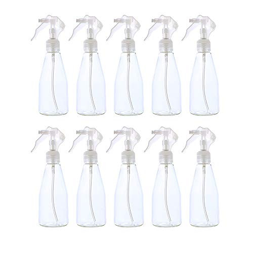 XiongXinLive Spray Bottle 200ml-6-8oz 10pcs PET Plastic Spray Bottle Fine Mist Spray Bottle PP Empty Spray For Alcohol Water Perfumes Gardening