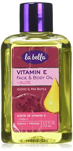 La Bella Vitamin E With Aloe Oil  2-5 Fl Oz  2-5 Oz