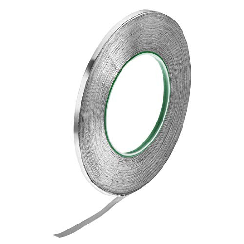 uxcell 5mm Aluminum Foil Tape High Temperature Tape for HVAC Sealing Patching Hot and Cold Air Ducts Adhesive Tape 50m-164ft