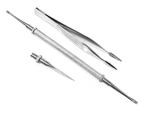 First Aid Kit Professional Splinter Removal Kit Ideal for First Responder  Doctor  Household and Camping