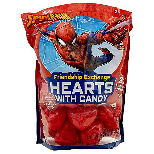 Spiderman Candy Party Favors Kids Friendship Exchange Candy Filled Hearts 22 Count Spiderman Candy Party Favors Kids Friendship Exchange Candy Filled Hearts 22 Count