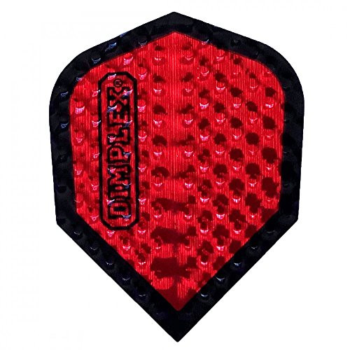US Darts Harrows - 3 Sets 9 Flights Dimplex RED Standard Double Thick Dimpled Flights 