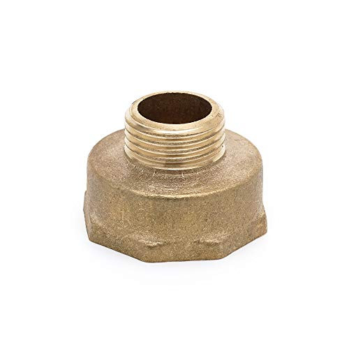 Adapter Nipple 1-2  Male x 1  Female - Brass Adapter 0 5 inch x 1  inch Female