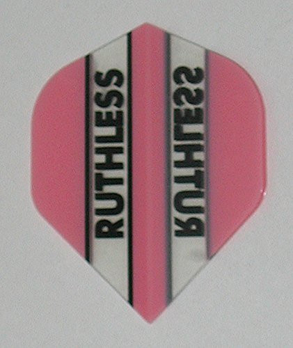 US Darts - 3 Sets 9 Flights Xtra Strong 100 Micron Ruthless Standard Pink Dart Flights