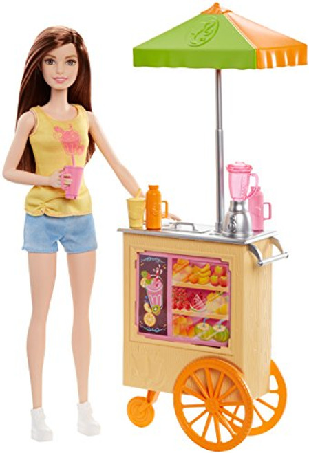 Barbie Careers Smoothie Chef Playset with Brunette Doll Barbie Careers Smoothie Chef Playset with Brunette Doll