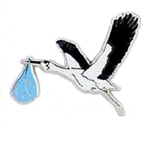 Stork Blue - Officially Licensed Original Artwork  Expertly Designed Pin - 1