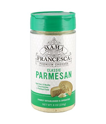 Mama Francesca Premium Classic Parmesan Cheese  8 Ounce