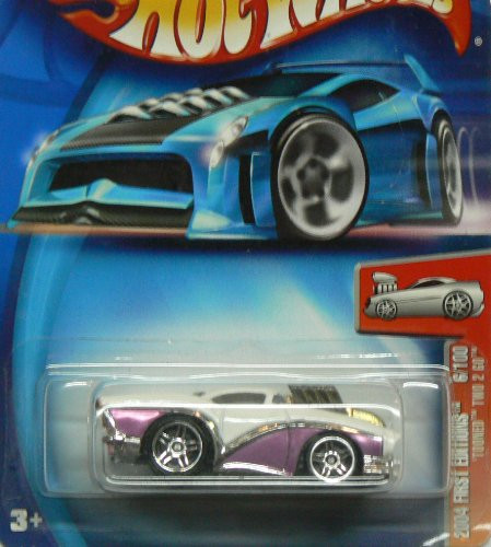 Mattel Hot Wheels 2004 First Editions 1 64 Scale White Tooned 2 To Go Die Cast Car  006