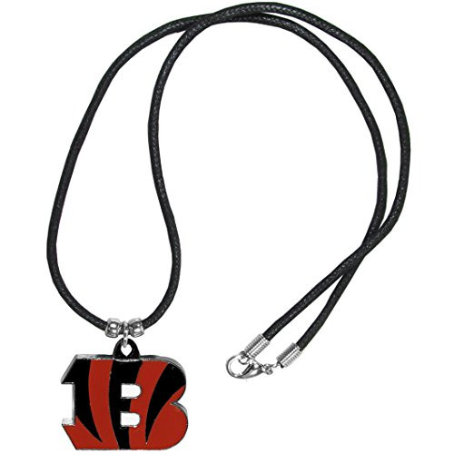 NFL Siskiyou Sports Fan Shop Cincinnati Bengals Cord Necklace 21 inch Black NFL Siskiyou Sports Fan Shop Cincinnati Bengals Cord Necklace 21 inch Black