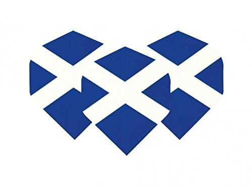 US Darts - 5 Sets 15 Flights Saint Andrew  Scotland  Scottish Flag Standard Dart Flights
