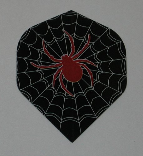 US Darts - 5 Sets 15 Flights Black Widow  Spider Standard Dart Flights