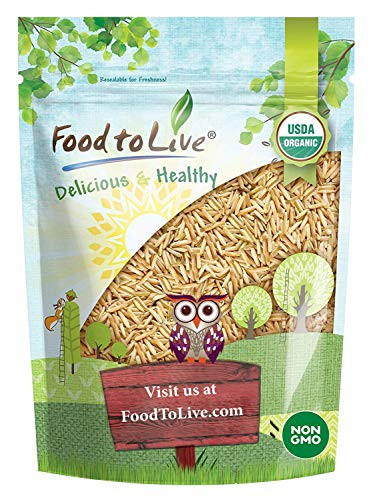 Organic Brown Basmati Rice  1 Pound - Raw  Non-GMO  Kosher  Bulk