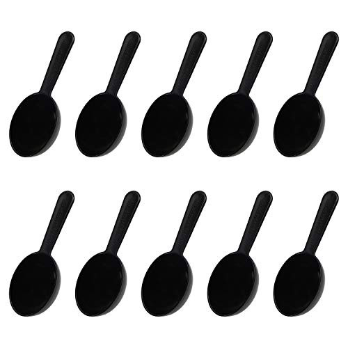 Penta Angel Coffee Scoops 10pcs Plastic Short Handle Measuring Spoons Tablespoons for Coffee Tea Sugar Cereal and Milk Powder 7g-0-25oz Black Penta Angel Coffee Scoops 10pcs Plastic Short Handle Measuring Spoons Tablespoons for Coffee Tea Sugar Cereal and Milk Powder 7g-0-25oz Black