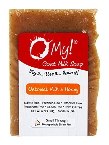 Oatmeal Milk   Honey Goat Milk Soap   6oz bar soap   Handmade soap   Natural Soap   Natural skincare   Soaps   gift soap