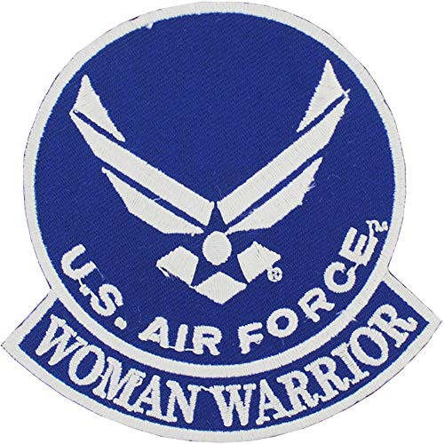 United States Air Force USAF Woman Warrior Embroidered Patch  with Iron-On Adhesive