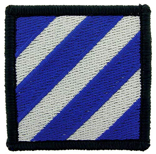 United States Army 3rd Infantry Division  Full Color  Embroidered Patch with Iron-On Adhesive
