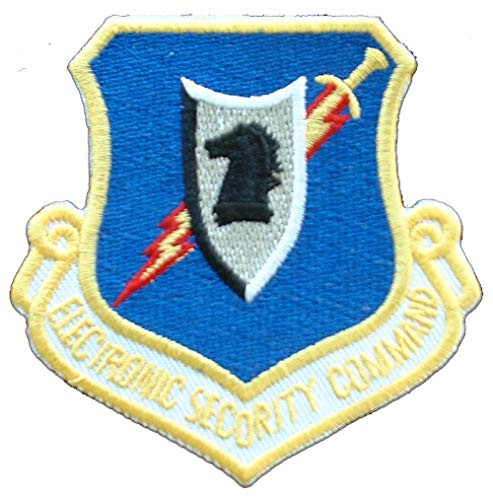 United States Air Force USAF Electronic Security Command Embroidered Patch  with Iron-On Adhesive Full Color