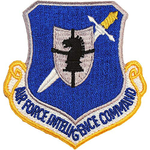 United States Air Force USAF Intelligence Command Embroidered Patch  with Iron-On Adhesive Full Color