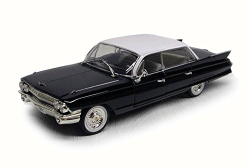 Signature Models 1961 Cadillac Sedan DeVille, Black w/ White Roof 32362 - 1/32 Scale Diecast Model Toy Car
