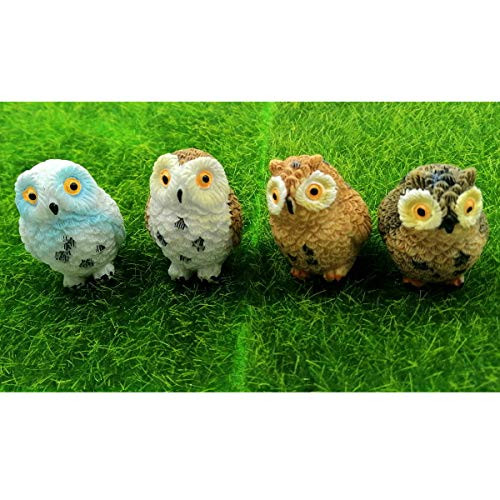 EMiEN 4pcs Miniature Fairy Garden Owl Miniature Figurines Fairy Garden Accessories Fairy Garden Supplies Micro Landscape Plant Pots Bonsai Craft Decor EMiEN 4pcs Miniature Fairy Garden Owl Miniature Figurines Fairy Garden Accessories Fairy Garden Supplies Micro Landscape Plant Pots Bonsai Craft Decor