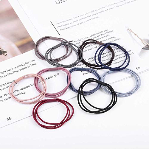 Obmyec Hair Ties Hair Scrunchies Elastic Hair Bands Ponytail Holder Hair Accessories for Women and Girls 10pcs Obmyec Hair Ties Hair Scrunchies Elastic Hair Bands Ponytail Holder Hair Accessories for Women and Girls 10pcs