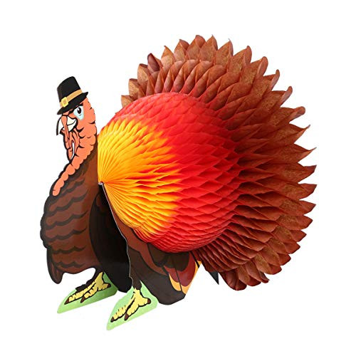 ABOOFAN Turkey Honeycomb Centerpiece Thanksgiving Turkey Centerpiece Decoration for Thanksgiving Day Holiday Home Office Party Supplies ABOOFAN Turkey Honeycomb Centerpiece Thanksgiving Turkey Centerpiece Decoration for Thanksgiving Day Holiday Home Office Party Supplies