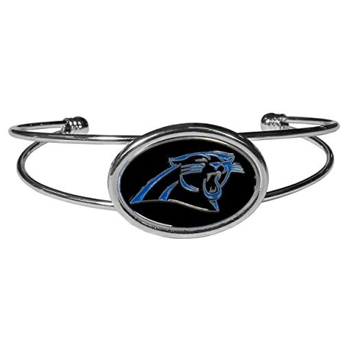 NFL Siskiyou Sports Womens Carolina Panthers Cuff Bracelet One Size Team Color