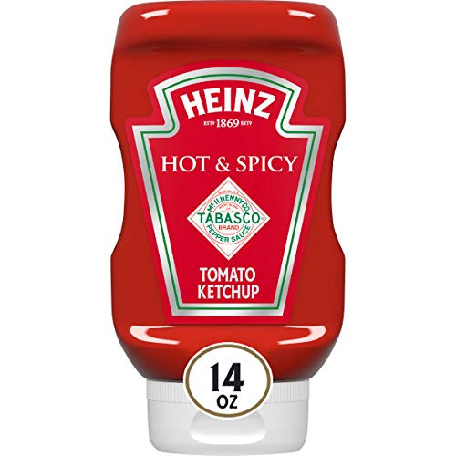 Heinz Hot   Spicy Ketchup 14 oz Bottle