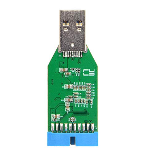 CY USB 3-0 A Type Male Single Port to Motherboard 20pin Header Female Hub Adapter Converter
