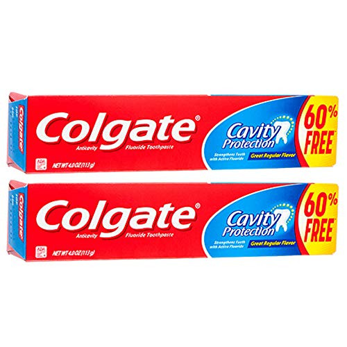 Colgate Cavity Protection Toothpaste with Fluoride  4 ounce 2 Pack