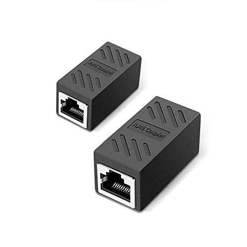8p8c Connector RJ45 Connectors RJ45 Coupler Network Coupler for Cat7 Cat6 Cat5e Cat5 Ethernet Cable Extender Connector - Female to Female2PCS