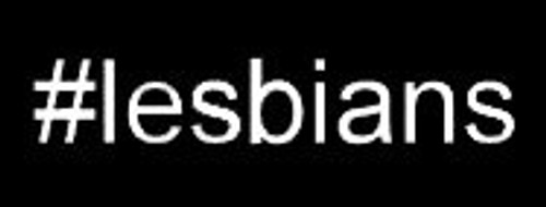 LLI LESBIANS Decal Vinyl Sticker   Cars Trucks Vans Walls Laptop   White   5-5 x 1 in   LLI742