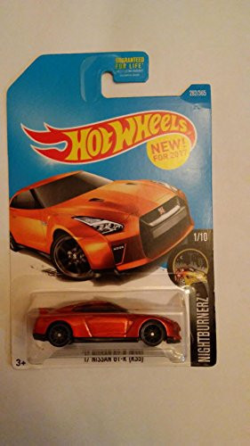 Hot Wheels 2017 Nightburnerz  17 Nissan GT-R R35 282-365  Orange