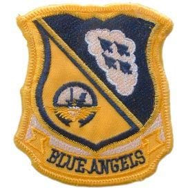 USN  Blue Angels - Embroidered Patches  Premium Quality Iron On Patch - 3-375