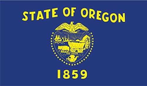 JMM Industries Oregon Flag OR Vinyl Decal Sticker The Beaver State Car Window Bumper 2-Pack 5-Inches by 3-Inches Premium Quality UV-Resistant Laminate PDS343