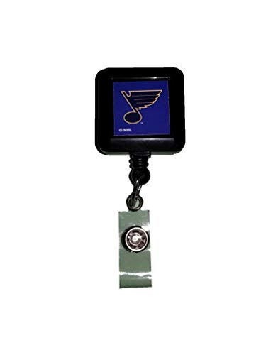 WinCraft NHL St- Louis Blues Retractable Badge Holder  Black